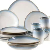 Geschirrsets|Die moderne Hausfrau Kombiservice, Steinzeut LA SINFONIA Blau