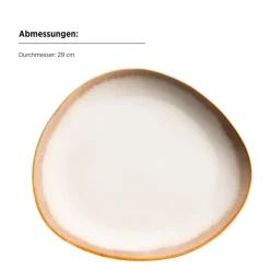 Geschirrsets|Die moderne Hausfrau Kombiservice, Steinzeut LA SINFONIA Beige