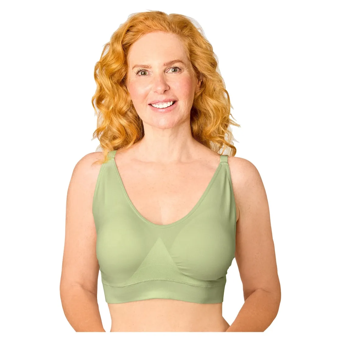 Bh'S|Die moderne Hausfrau Komfort-Bustier, verstellbar grün