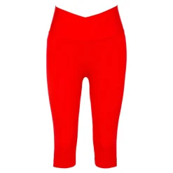 Hosen & Leggings|Die moderne Hausfrau Komfort-Capri-Leggings "Leonie" rot