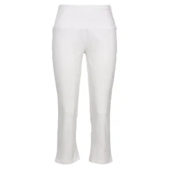 Hosen & Leggings|Die moderne Hausfrau Komfort-Capri-Schlupfhose „Karin“ weiß