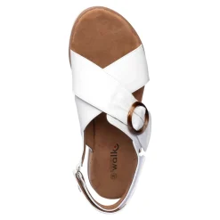 Sandalen|Die moderne Hausfrau Komfort-Fashionsandale „Franka“ weiß