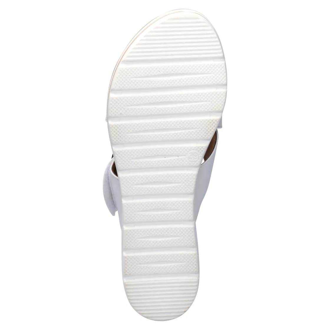 Sandalen|Die moderne Hausfrau Komfort-Fashionsandale „Franka“ weiß