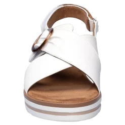 Sandalen|Die moderne Hausfrau Komfort-Fashionsandale „Franka“ weiß