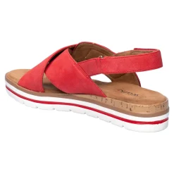 Sandalen|Die moderne Hausfrau Komfort-Fashionsandale ­„Franka“ rot