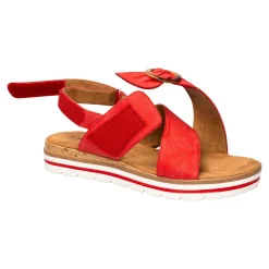 Sandalen|Die moderne Hausfrau Komfort-Fashionsandale ­„Franka“ rot