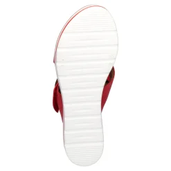 Sandalen|Die moderne Hausfrau Komfort-Fashionsandale ­„Franka“ rot