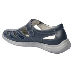 Sandalen|Die moderne Hausfrau Komfort-Herrensandale "Helmut" marine