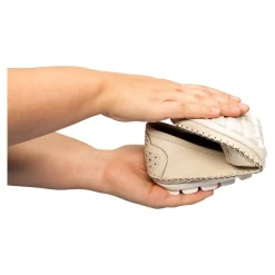 Slipper & Mokassins|Die moderne Hausfrau Komfort-Mokassin „Paradies“ beige