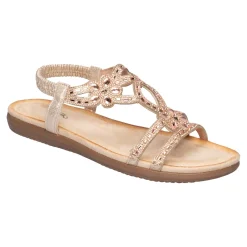 Sandalen|Die moderne Hausfrau Komfort-Sandale "Elegant" rosegold