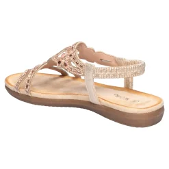 Sandalen|Die moderne Hausfrau Komfort-Sandale "Elegant" rosegold