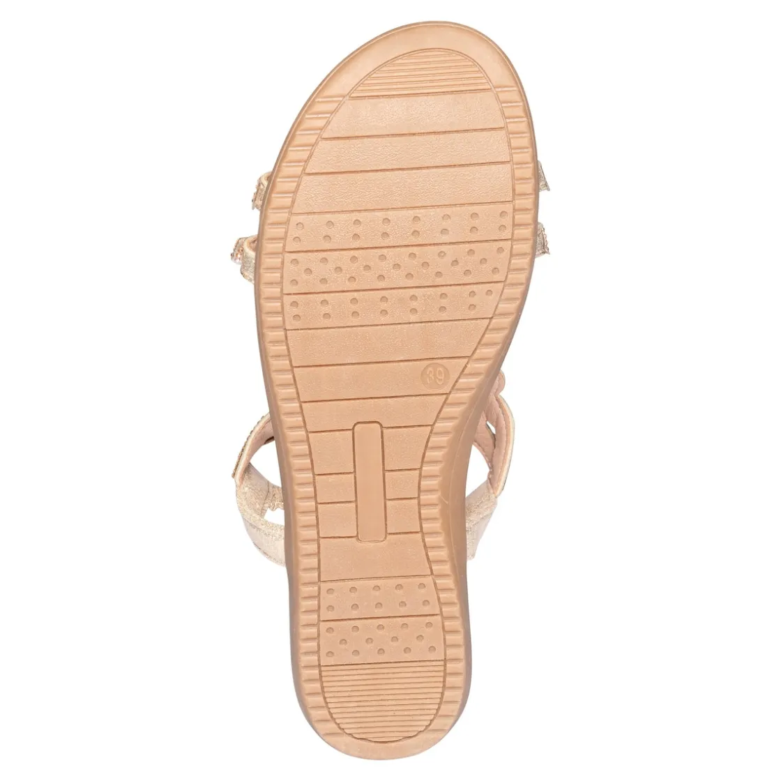 Sandalen|Die moderne Hausfrau Komfort-Sandale "Elegant" rosegold