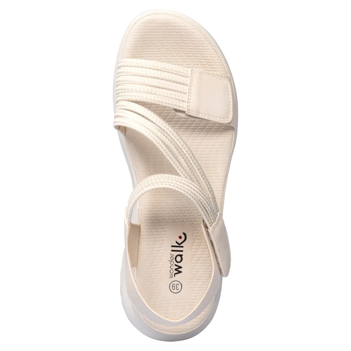 Sandalen|Die moderne Hausfrau Komfort-Sandalette "Leni" beige