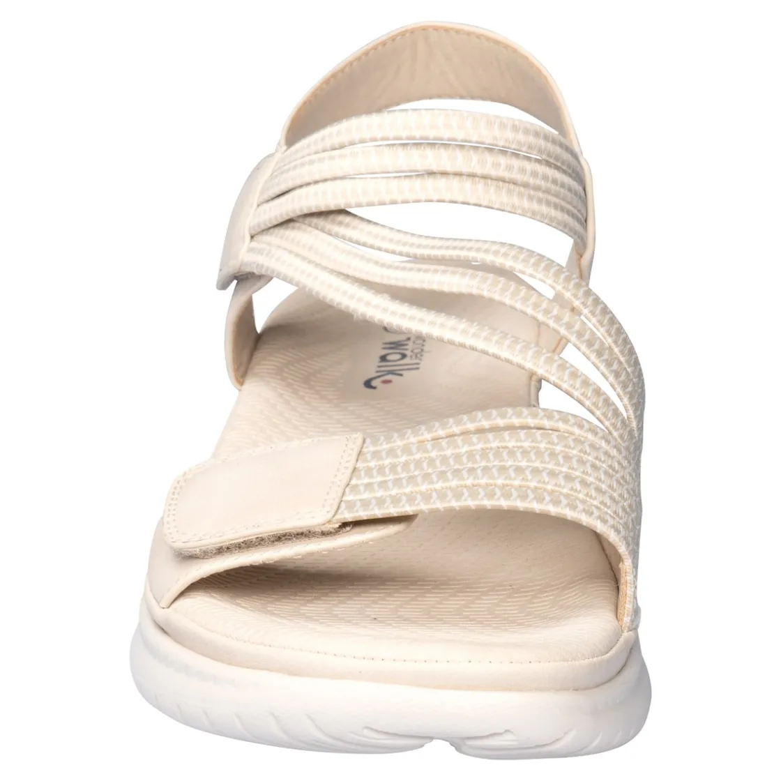 Sandalen|Die moderne Hausfrau Komfort-Sandalette "Leni" beige
