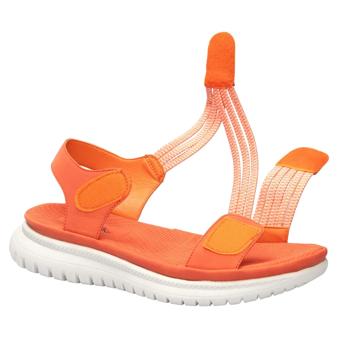 Sandalen|Die moderne Hausfrau Komfort-Sandalette "Leni" koralle