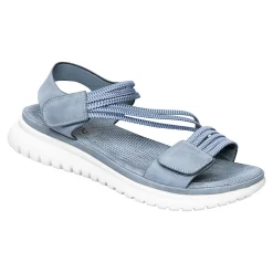 Sandalen|Die moderne Hausfrau Komfort-Sandalette "Leni" rauchblau