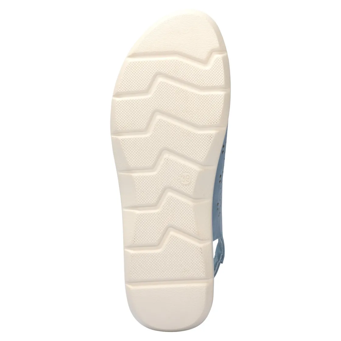 Sandalen|Die moderne Hausfrau Komfort-Sandalette „Rose“ rauchblau