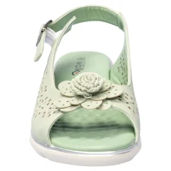 Sandalen|Die moderne Hausfrau Komfort-Sandalette „Rose“ salbei