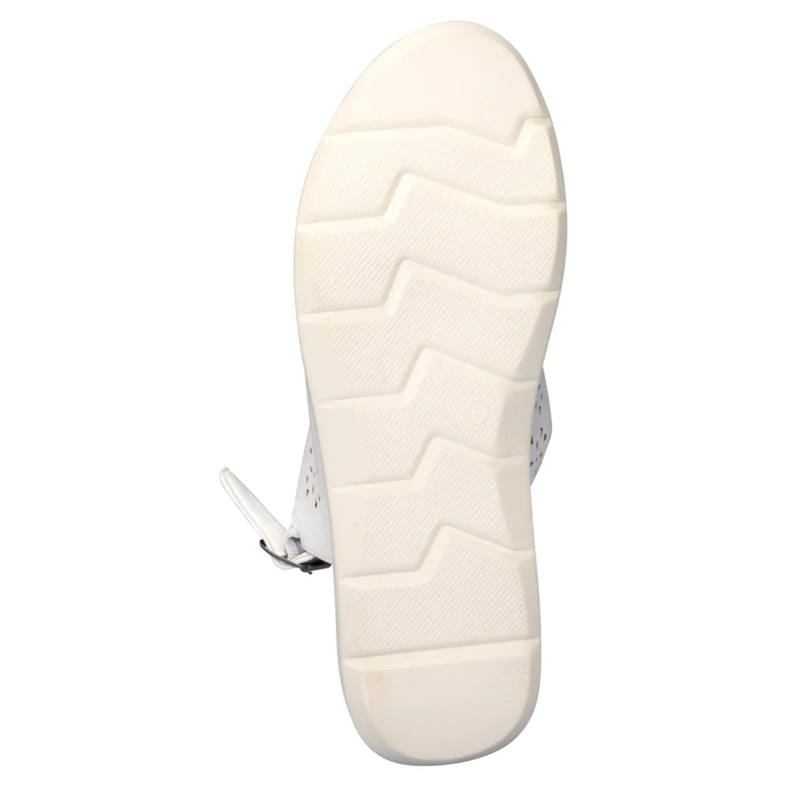 Sandalen|Die moderne Hausfrau Komfort-Sandalette „Rose“ weiß