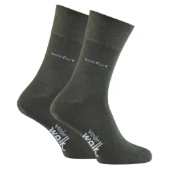Socken|Die moderne Hausfrau Komfort-Socken, 2 Paar khaki