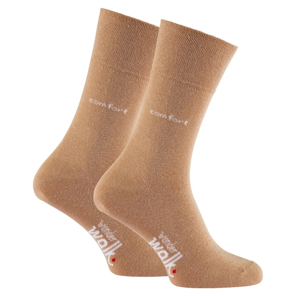 Socken|Die moderne Hausfrau Komfort-Socken, 2 Paar taupe