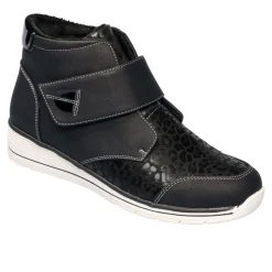 Stiefeletten|Die moderne Hausfrau Komfort-Wärmestiefelette „Leo“ schwarz