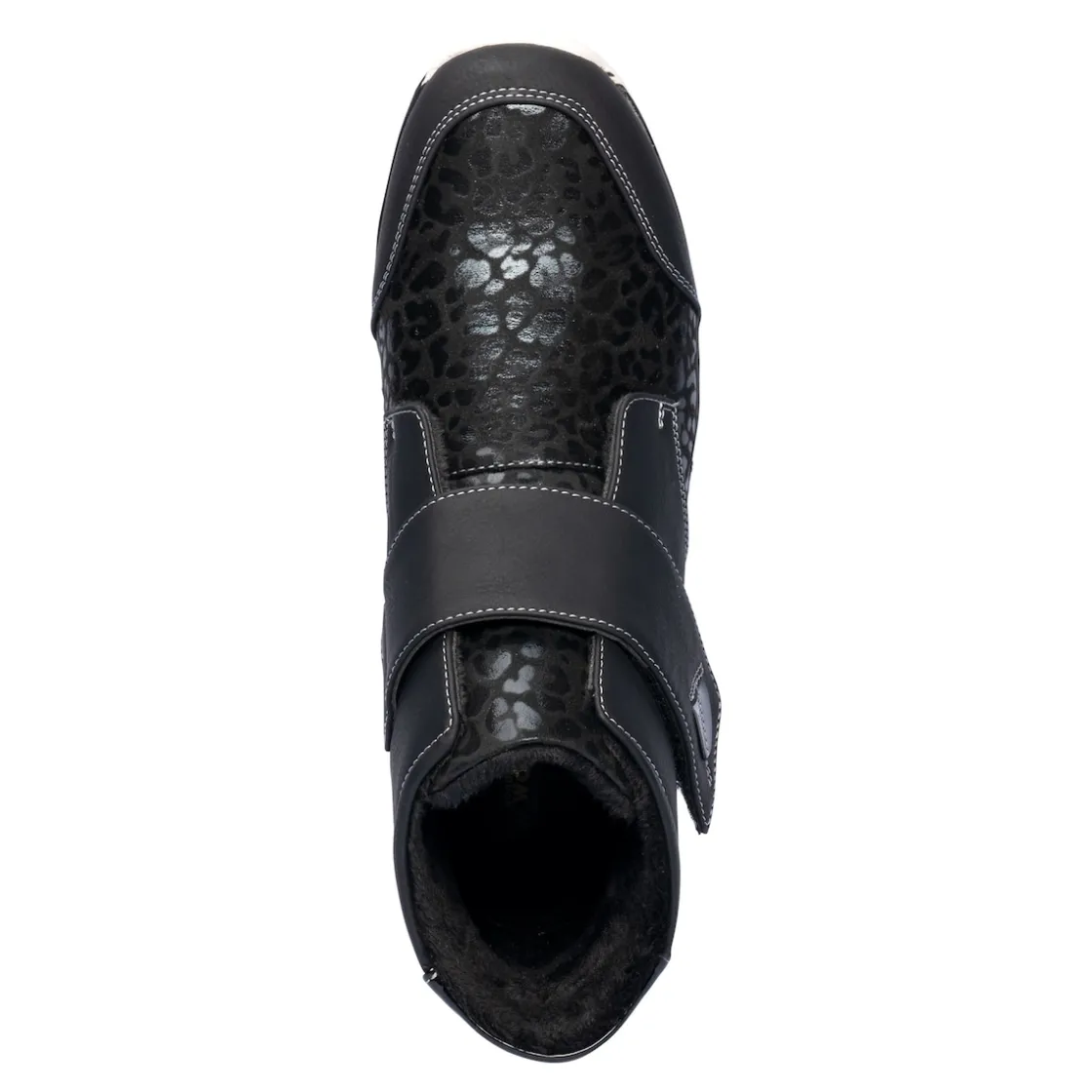 Stiefeletten|Die moderne Hausfrau Komfort-Wärmestiefelette „Leo“ schwarz