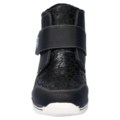 Stiefeletten|Die moderne Hausfrau Komfort-Wärmestiefelette „Leo“ schwarz