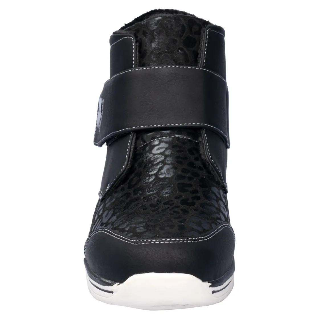 Stiefeletten|Die moderne Hausfrau Komfort-Wärmestiefelette „Leo“ schwarz