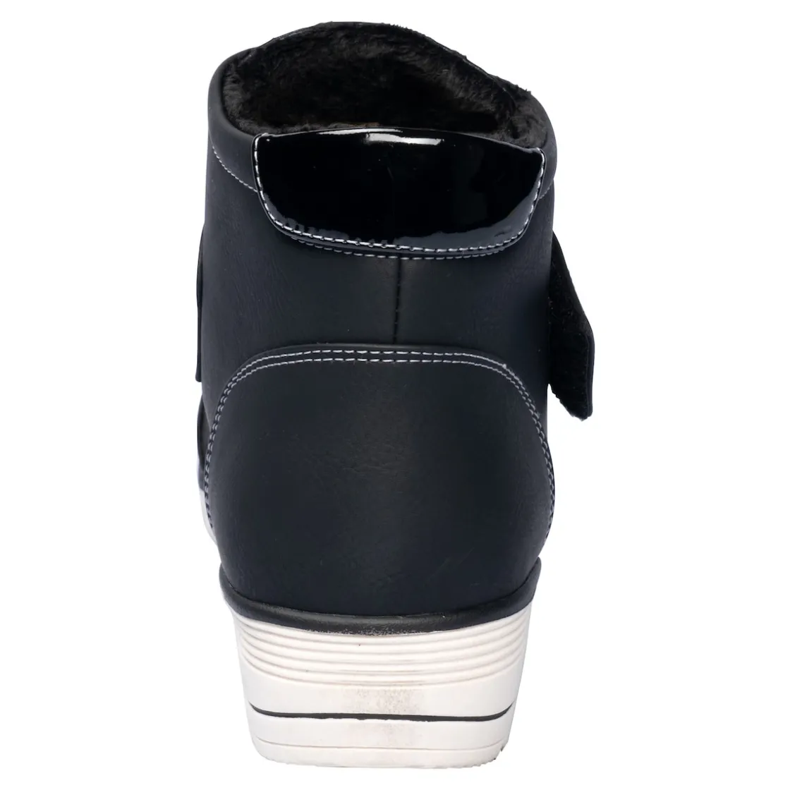 Stiefeletten|Die moderne Hausfrau Komfort-Wärmestiefelette „Leo“ schwarz