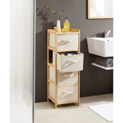 Schränke & Regale·Regale|Die moderne Hausfrau Kommode „Bambus“, schmal