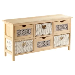 Schränke & Regale·Kommoden|Die moderne Hausfrau Kommode "Romantik" 80x41x25 cm