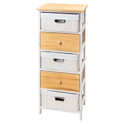 Schränke & Regale·Kommoden|Die moderne Hausfrau Kommode „Rustiko“ 5 Fächer