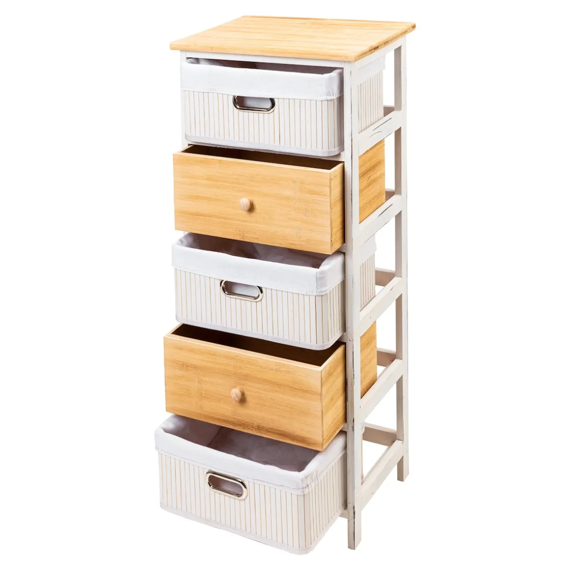 Schränke & Regale·Kommoden|Die moderne Hausfrau Kommode „Rustiko“ 5 Fächer