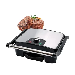 Tischgrills & Raclettes|Die moderne Hausfrau Kontaktgrill "Edelstahl"