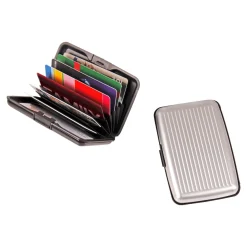 Geldbörsen|Geldbörsen|Die moderne Hausfrau Kreditkartenetui aus Aluminium