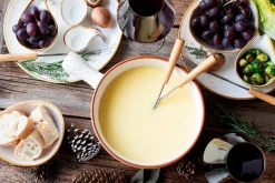 Fonduetöpfe & -Sets|Die moderne Hausfrau Käsefondue Set, Steinzeug Pintar