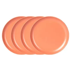 Geschirrsets|Die moderne Hausfrau Kuchenteller „Basic“, 4 Stück apricot