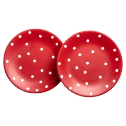 Teller|Die moderne Hausfrau Kuchenteller „Fliegenpilz“, 2 Stück