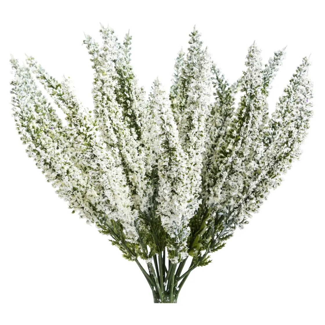 Kunstpflanzen|Die moderne Hausfrau Kunstblume "Erika" grün-weiß