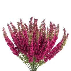 Kunstpflanzen|Die moderne Hausfrau Kunstblume "Erika" lila-weiß