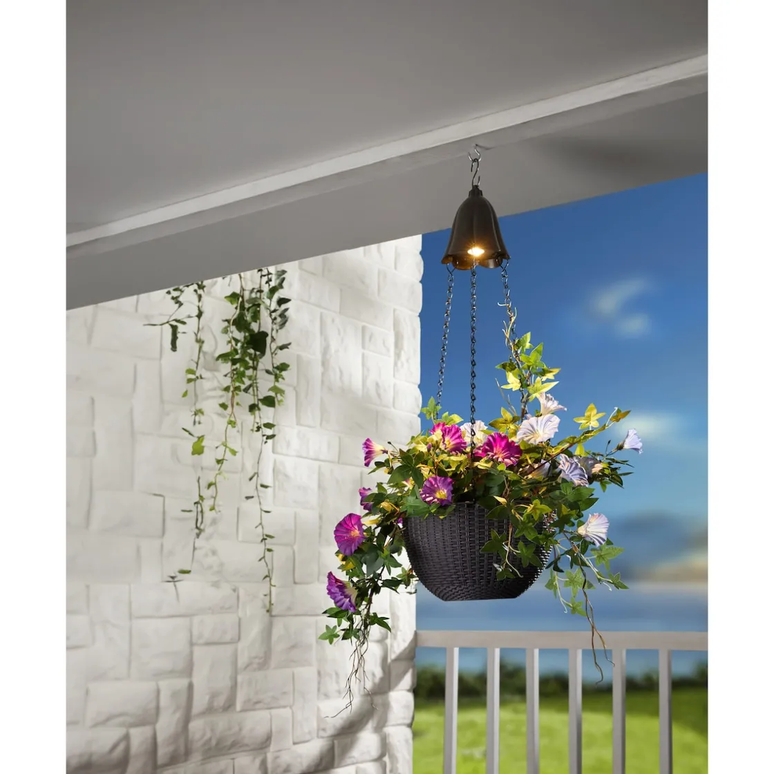 Kunstpflanzen|Die moderne Hausfrau Kunstblume "Winde" blau