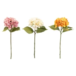 Herbstdekoration|Kunstpflanzen|Die moderne Hausfrau Kunstblumen "Hortensie", 3 Stück