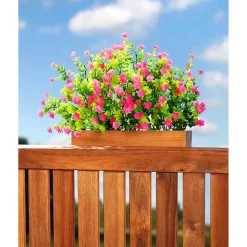 Kunstpflanzen|Frühlingsdekoration|Die moderne Hausfrau Kunstblumen "Rosa", 6 Stück