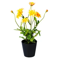 Kunstpflanzen|Die moderne Hausfrau Kunst-Chrysantheme orange