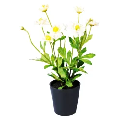 Kunstpflanzen|Die moderne Hausfrau Kunst-Chrysantheme weiß