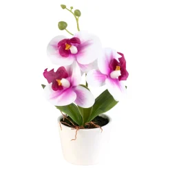 Kunstpflanzen|Frühlingsdekoration|Die moderne Hausfrau Kunstpflanze „Orchidee“