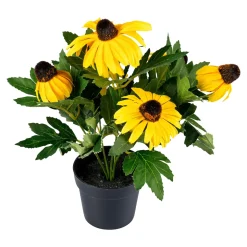 Kunstpflanzen|Die moderne Hausfrau Kunstpflanze „Sonnenhut“