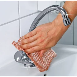 Die moderne Hausfrau Kupfer-Reinigungstuch, 3 Stück