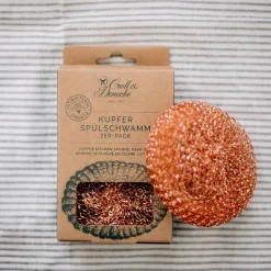 Spülbürsten & -Schwämme|Die moderne Hausfrau Kupfer-Spülschwamm, 2 Stück